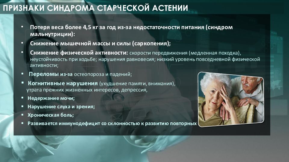 Старческая астения картинки для презентации