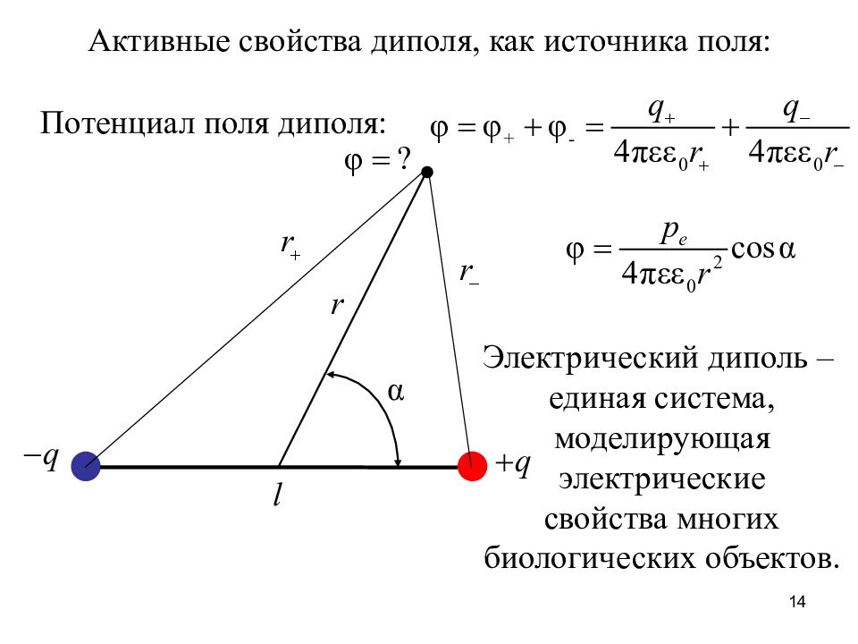 Электрическое поле диполя. Потенциал поля электрического диполя формула. Формула потенциала электрического поля электрического диполя. Потенциал диполя формула. • Потенциал поля точечного диполя (формула, рисунок).