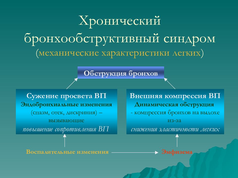 Основные синдромы при заболеваниях дыхательной системы. Бронхообструктивный синдром. Дискриния. Инфравезикулярная обструкция.