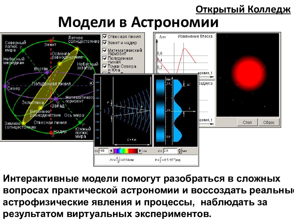 Компьютерные модели различных процессов презентация