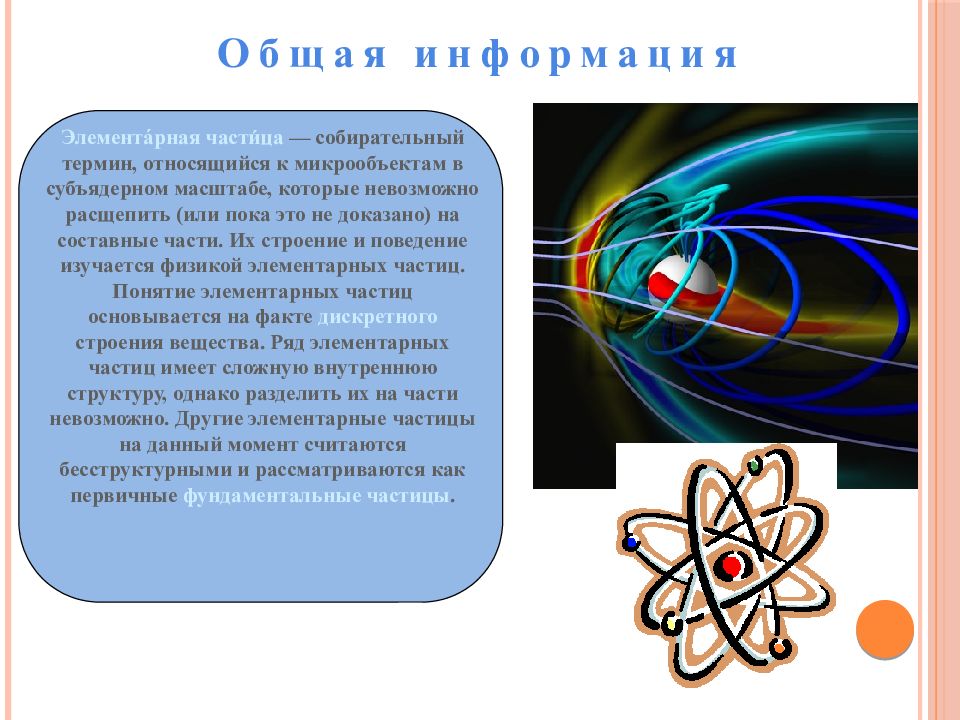 Презентация по физике элементарные частицы