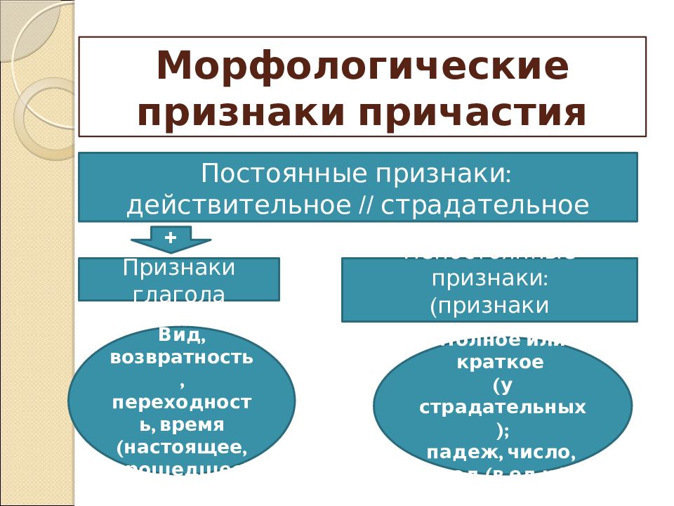 Непостоянные признаки причастия. Причастие морфологические признаки таблица. Морфологические признаки причастия. Причастие морфологические признаки причастия. Постоянные и непостоянные морфологические признаки прилагательного.