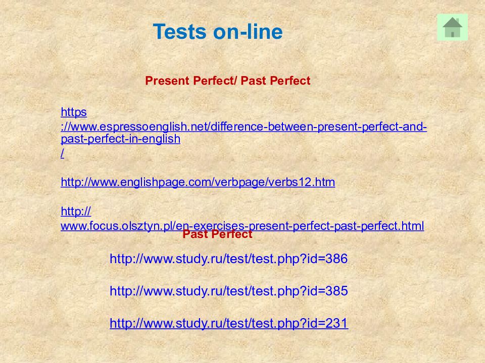 Past perfect презентация 6 класс