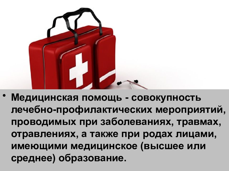 Виды медицинской помощи сбо 6 класс презентация