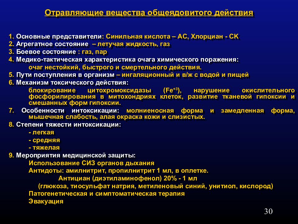 Химически опасные вещества общеядовитого действия. Отравляющие вещества общеядовитого действия. Вещества общеядовитого действия антидот.