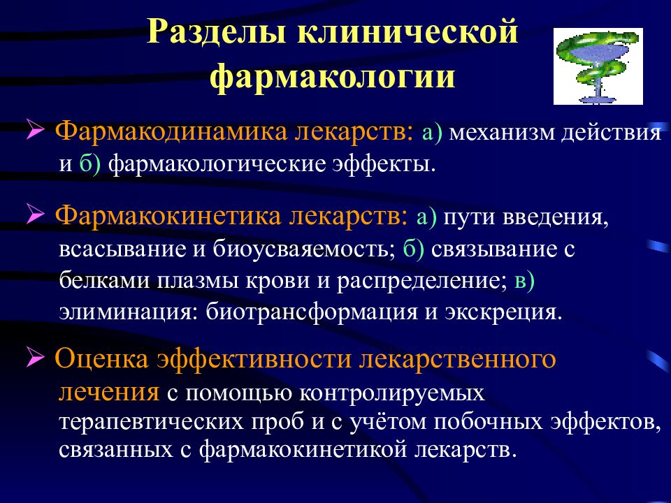 Клиническая фармакология презентация