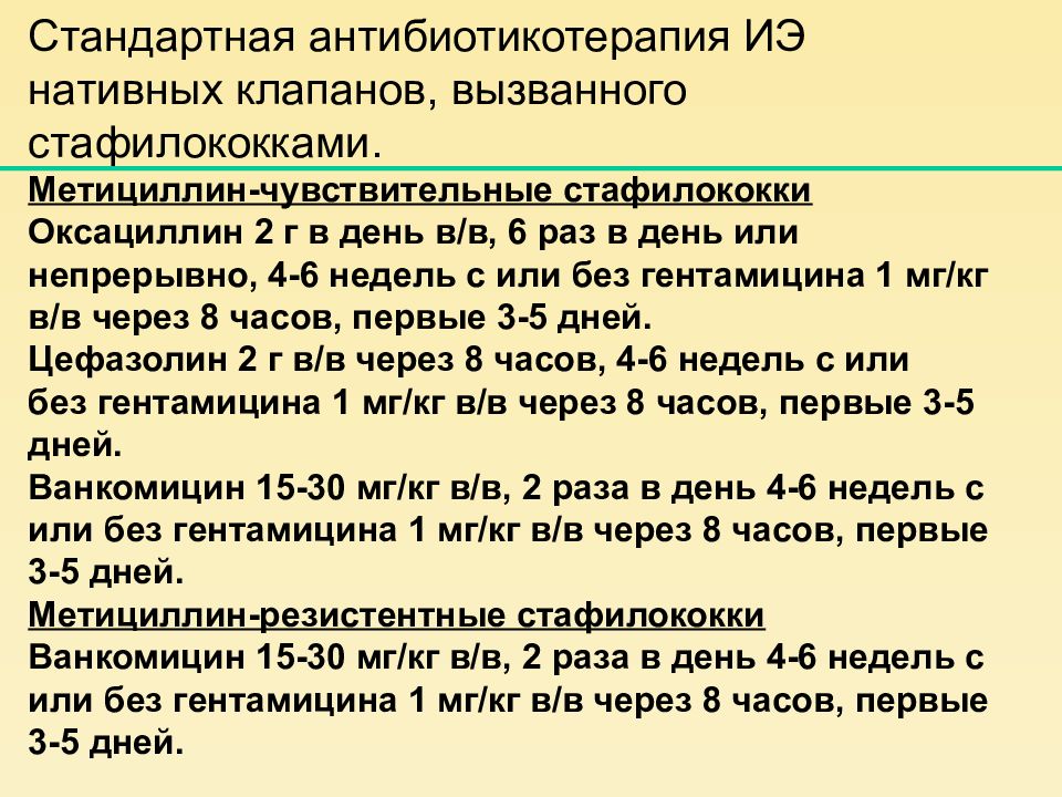 Инфекционный эндокардит презентация