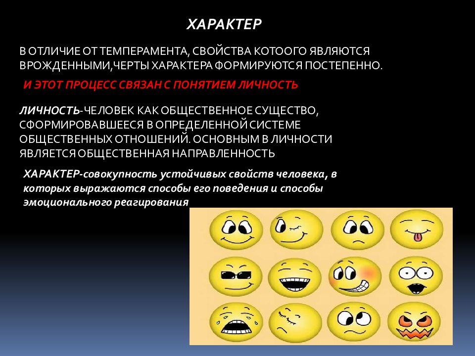 Темперамент и личность в психологии презентация