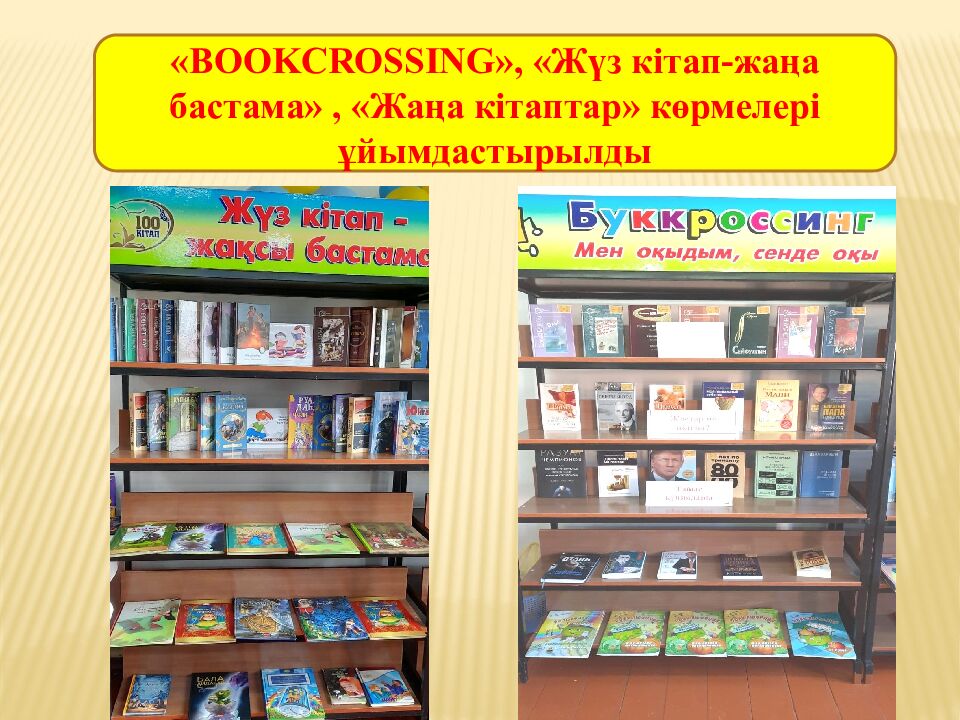 Кітапхана меңгерушісі:Агабек Раушан Агабековна Кітапханашы: Жазира Жұмәділ №51