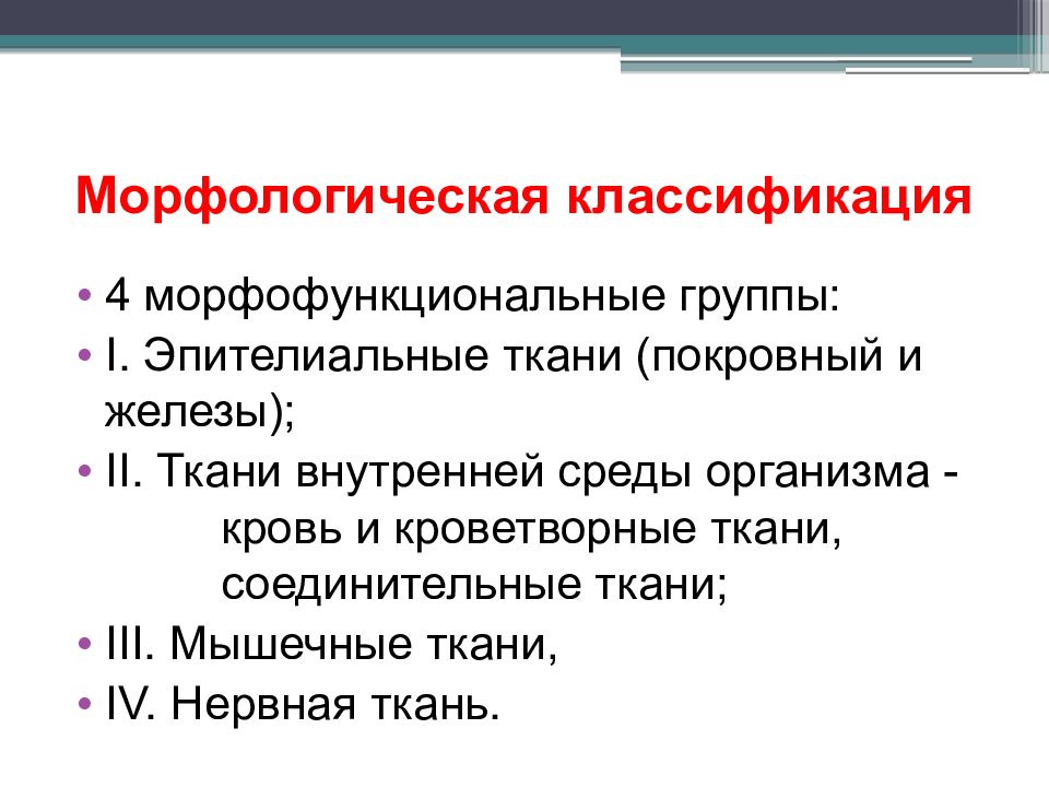 Организация тканей. Общие принципы организации тканей. Морфофункциональная классификация выделяет следующие группы тканей. Виды организации ткани. Классификация операции по отношению к покровным тканям.