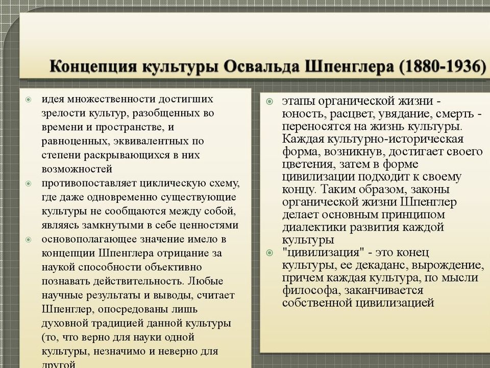 Традиционная схема мировой истории подвергнутая резкой критике в культурологии о шпенглера