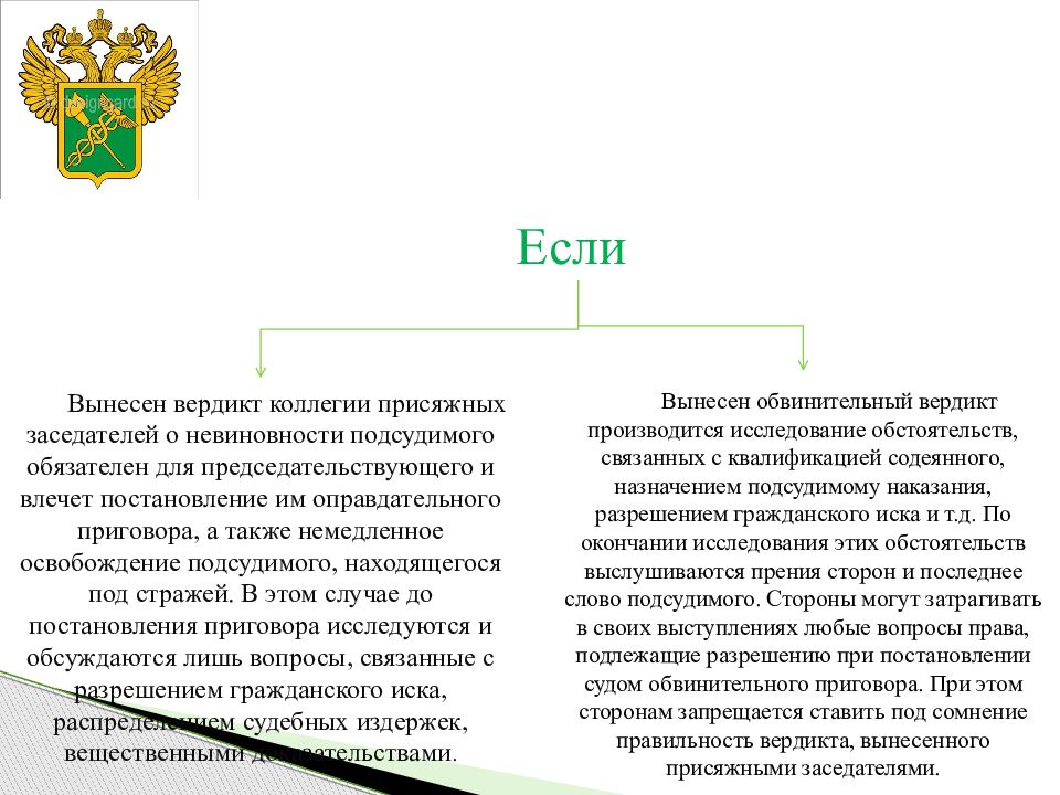 Особенности производства в суде с участием присяжных заседателей презентация