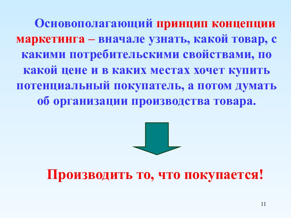 Месте принцип. Основополагающая концепция это.