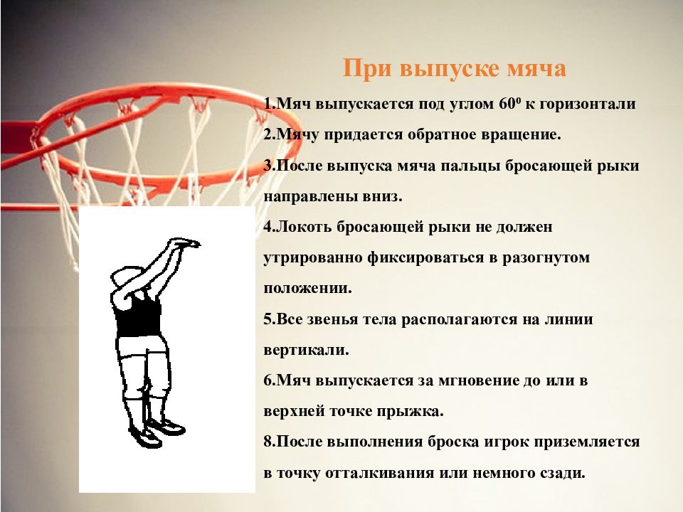 На какой высоте находится кольцо в баскетболе. На какой высоте находится кольцо в баскетболе