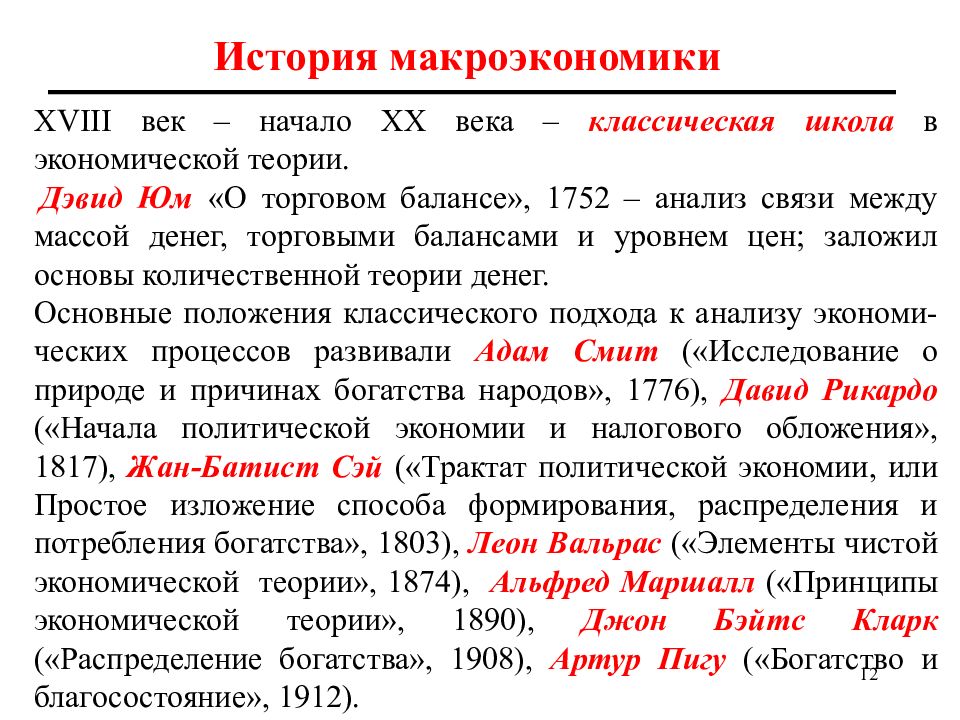 Вклад отечественных экономистов в развитие макроэкономической теории презентация