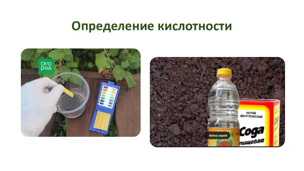 Определение кислотности