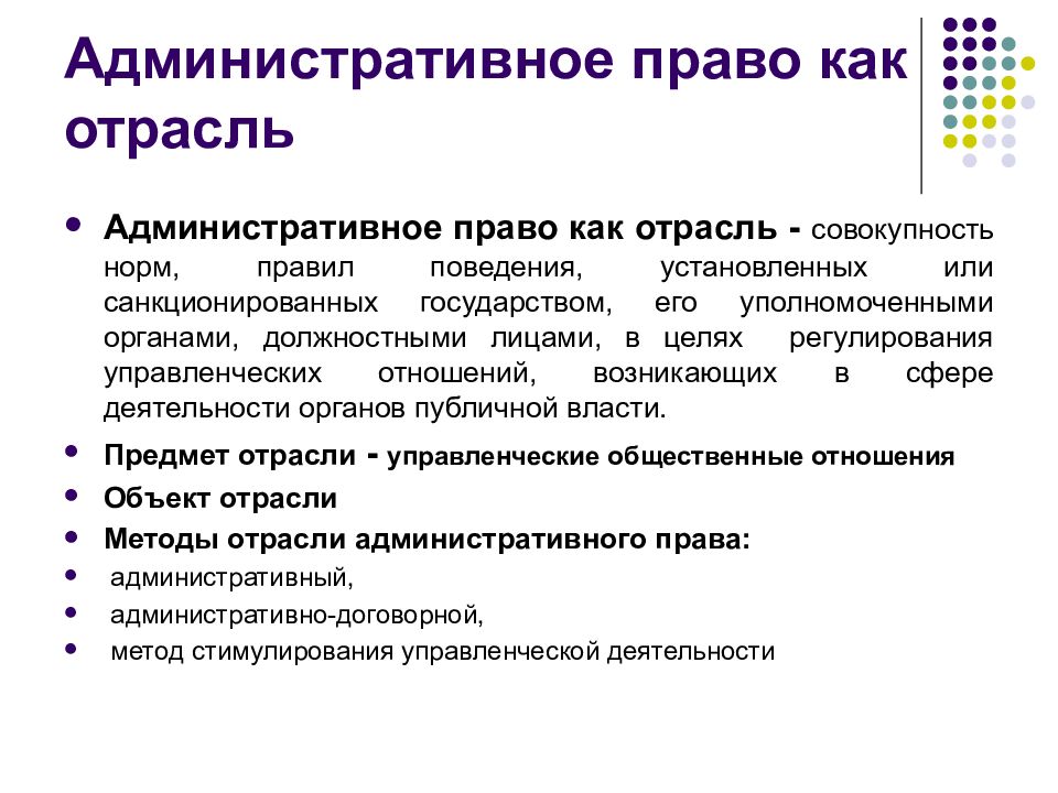 Административное право в схемах и определениях