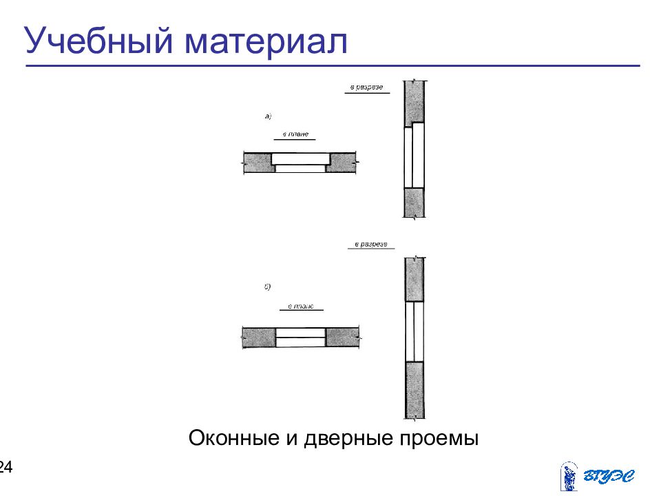 Общие сведения о строительных чертежах