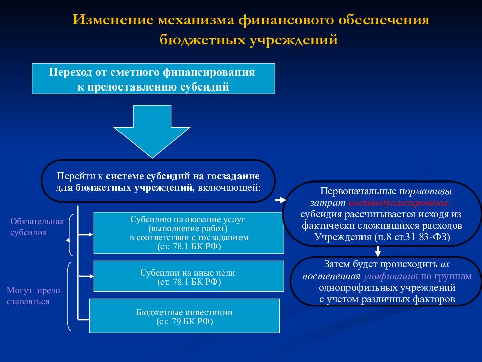 Бюджетное обеспечение