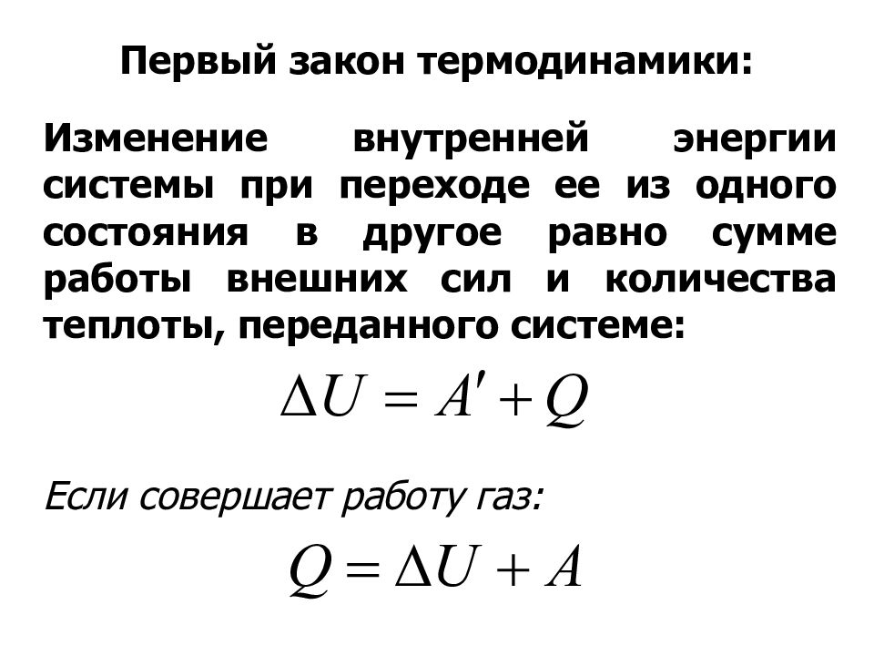 Основы термодинамики презентация