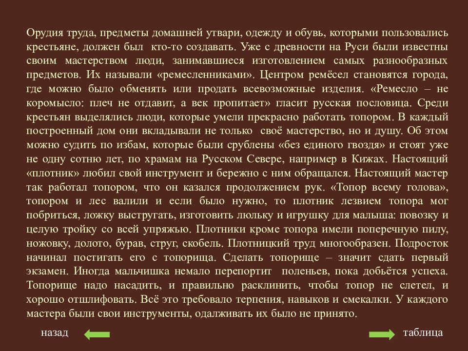 Что создавалось трудом ремесленника и рабочего 3 класс 21 век презентация