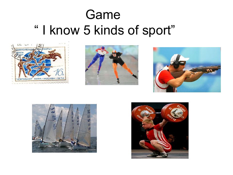 All kinds of sports. Kinds of Sport. Kinds of Sports. Kinds of Sports Machines.