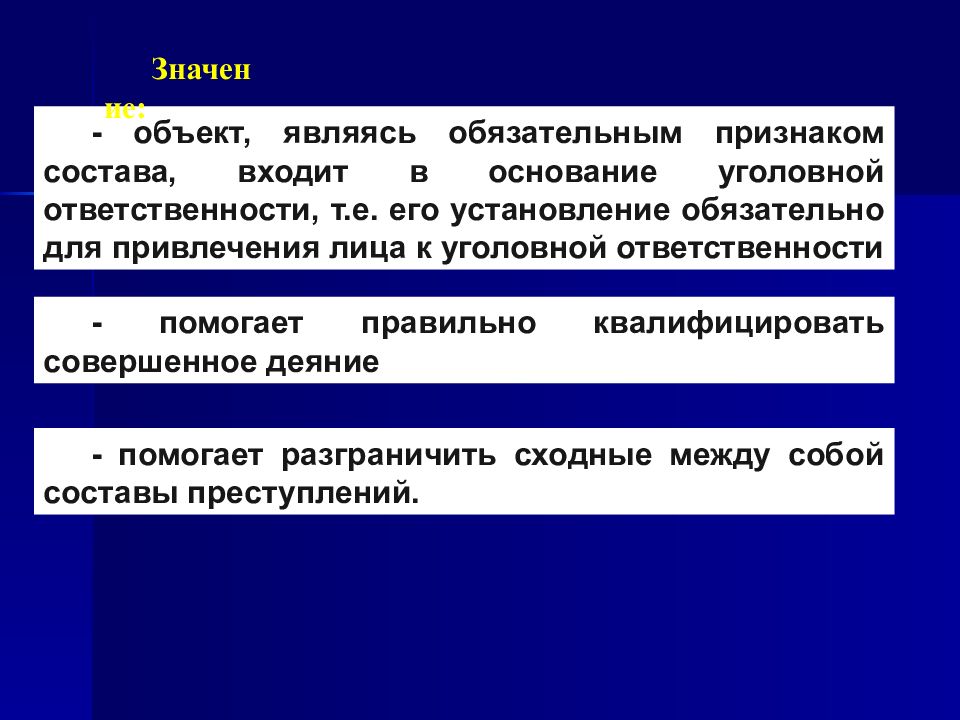 Состав преступления как основание уголовной ответственности презентация