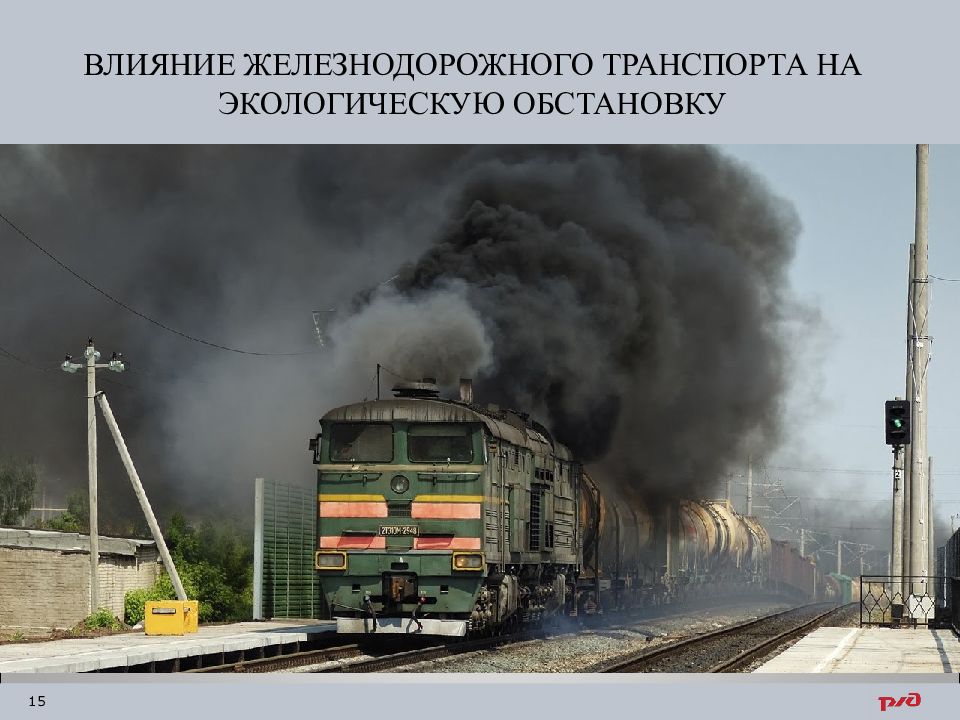 Влияние железнодорожного транспорта на окружающую среду