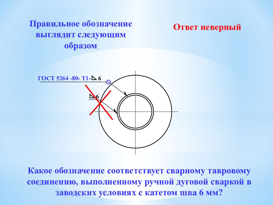 Обозначение на чертеже сварных швов по гост 5264