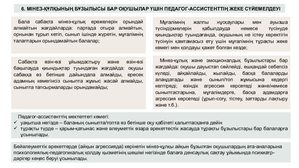 ИНКЛЮЗИВТІ БІЛІМ БЕРУ НЕГІЗДЕРІ, ҚҰРАЛДАРЫ ЖӘНЕ ПРАКТИКАЛЫҚ ШЕШІМДЕРІ