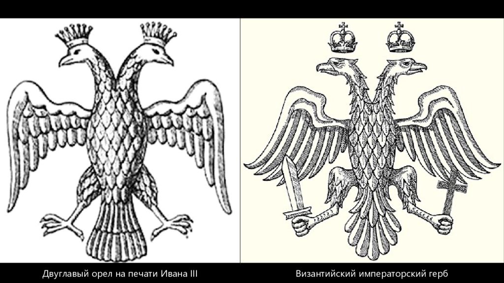 Сравни изображение современного герба россии с изображением на печати ивана 3 в чем сходство