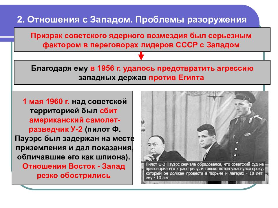 Презентация на тему политика мирного сосуществования в 1950 первой половине 1960