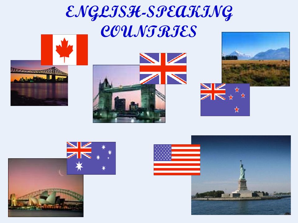 ENGLISH-SPEAKING COUNTRIES