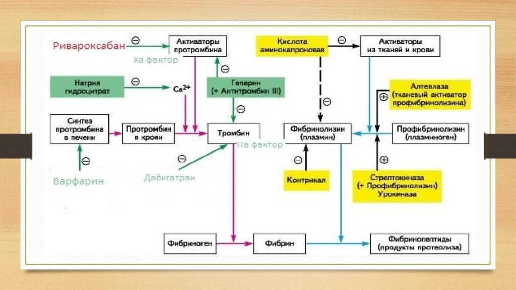 Апиксабан при тэла схема