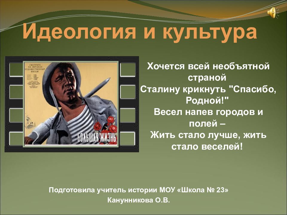 Подготовила учитель истории МОУ «Школа № 23» Канунникова О.В. Хочется всей
