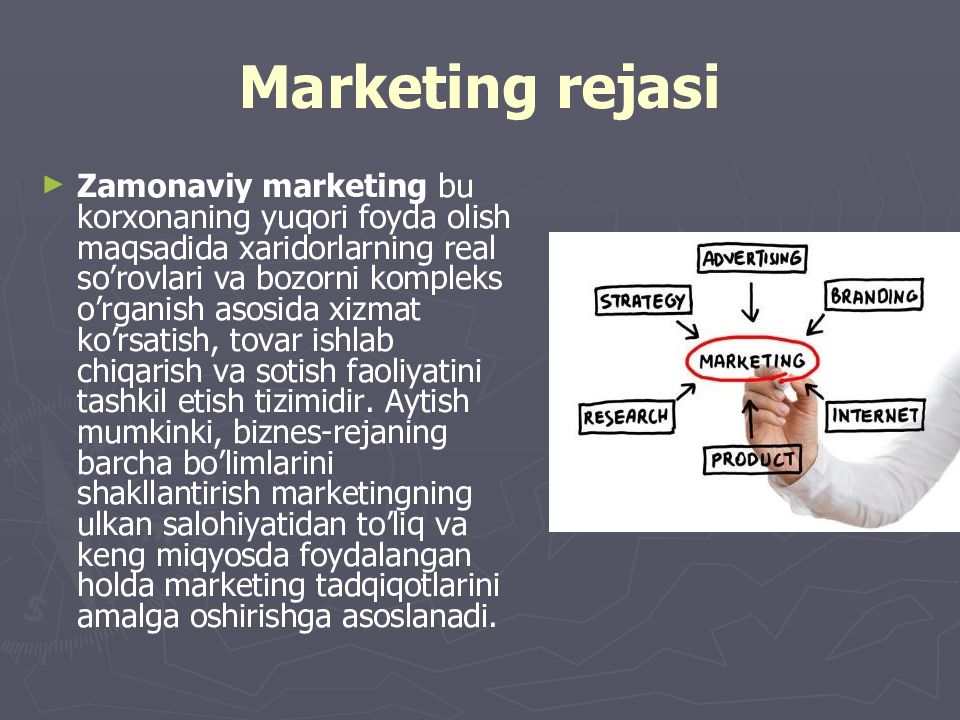 Marketing rejasi Marketing rejasi