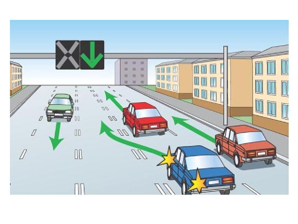Сигналы реверсивного светофора в картинках с пояснениями