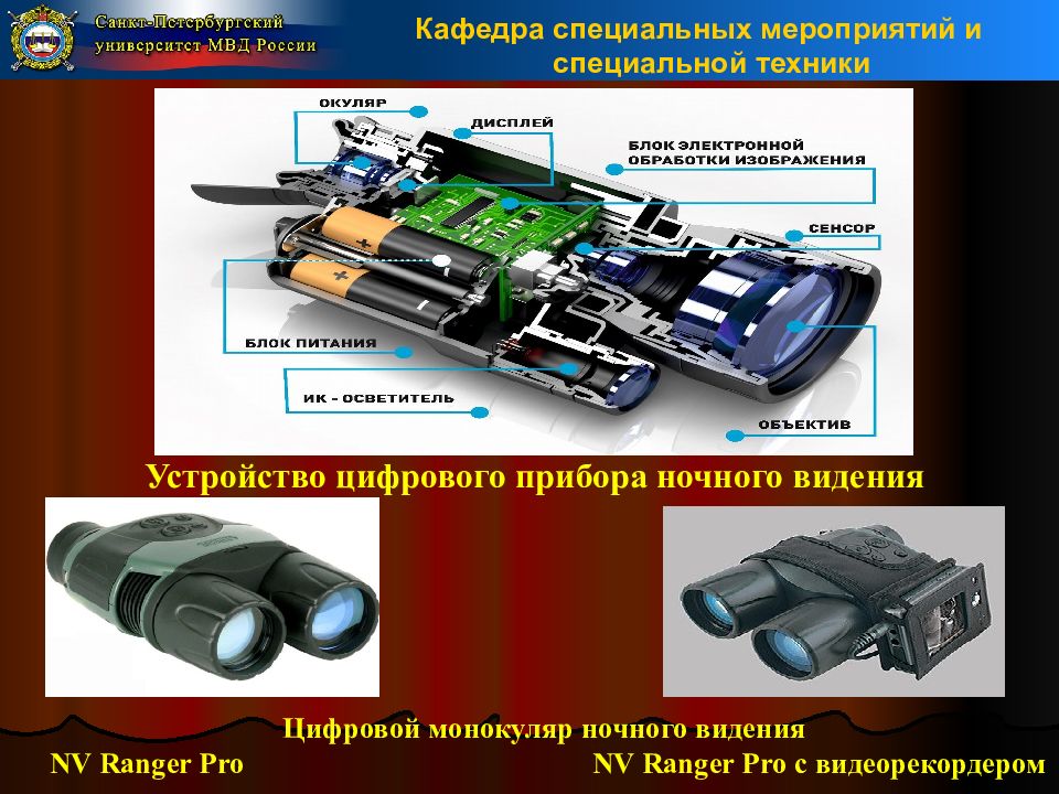 Средства специализированной информации. Цифровой монокуляр ночного видения NV Ranger. Технические средства визуального контроля. Специальные технические средства ОВД. Технические средства техника.