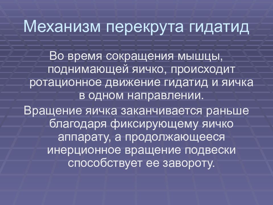 Что делать при перекруте яичка