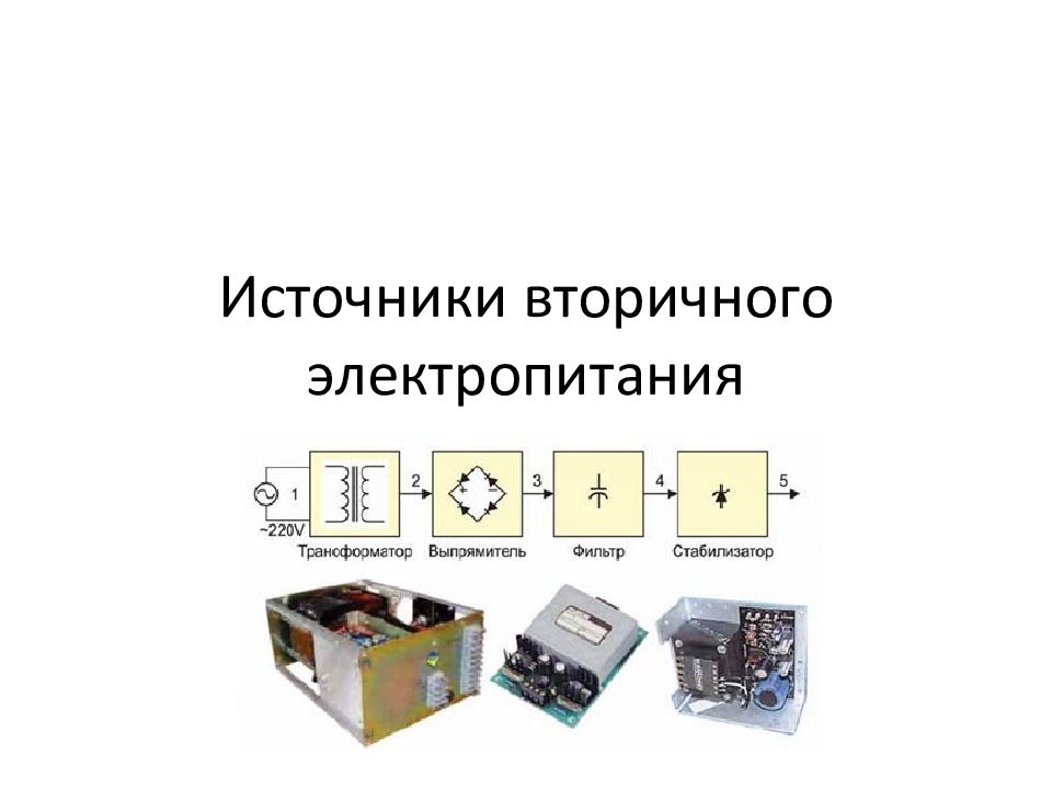 Вторичные источники питания презентация