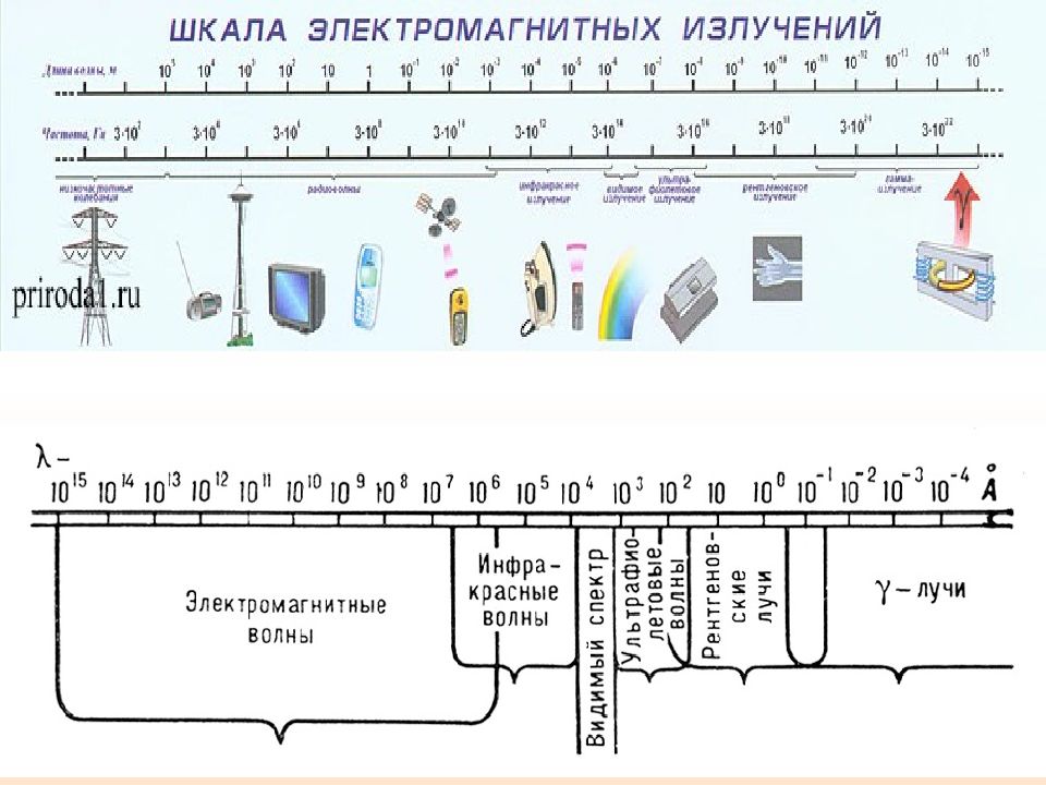 Шкала электромагнитных волн проект по физике