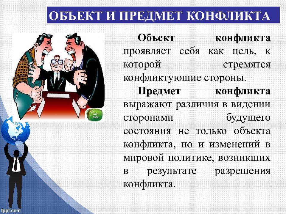 Объект конфликта. Объект конфликта и предмет конфликта. Конфликт презентация. Предмет конфликта это в конфликтологии. Объект конфликта пример.