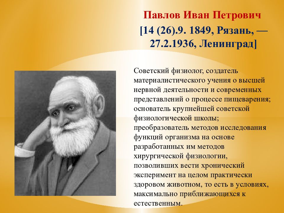 Создатель учения. Иван Петрович Павлов (1849-1936) вклад в медицину. Иван Петрович Павлов Высшая нервная деятельность. И. П. Павлов – создатель учения о высшей нервной деятельности.. Павлов Иван Петрович Рязань.