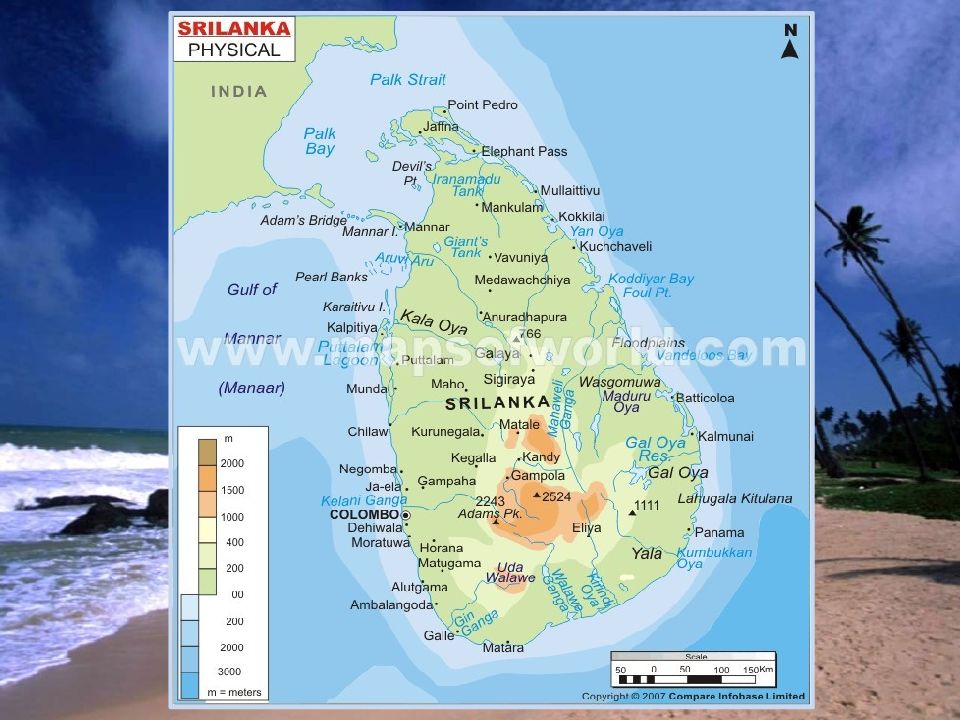 Презентация про шри ланку по географии
