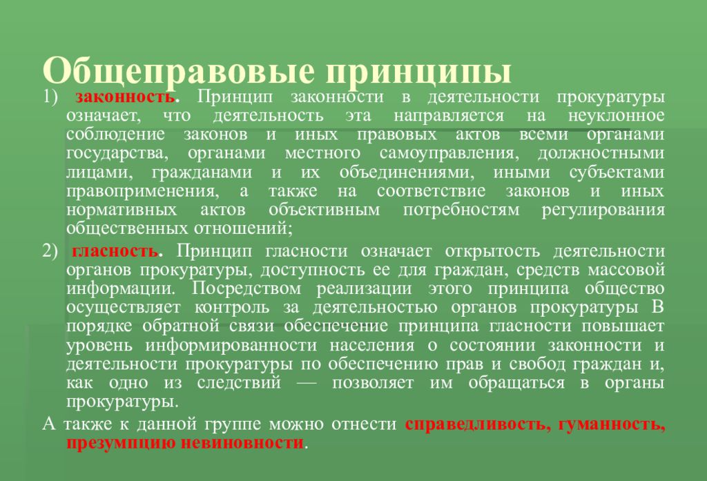 Деятельность прокуратуры. Общеправовые принципы. Оьще правовые принципы. Обще прпвовые принципы. Принцип законности в деятельности прокуроров.