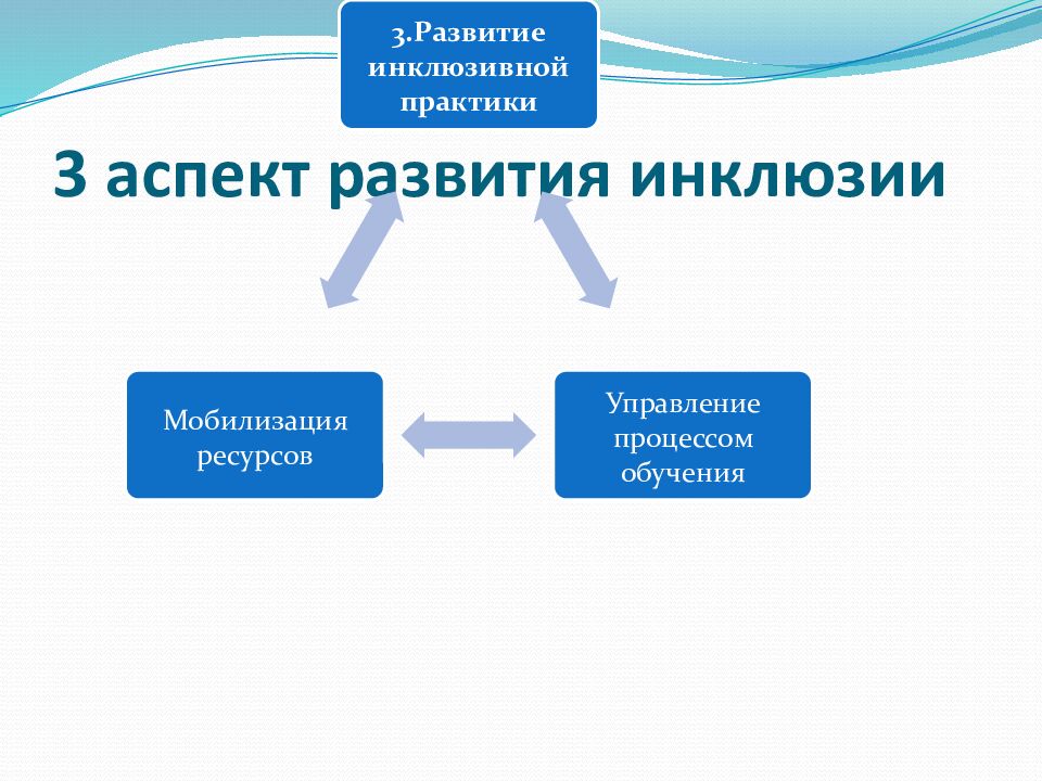 3 аспект развития инклюзии