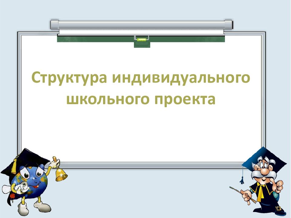 Структура индивидуального школьного проекта