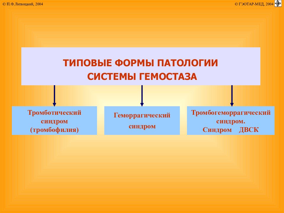 Патофизиология гемостаза презентация