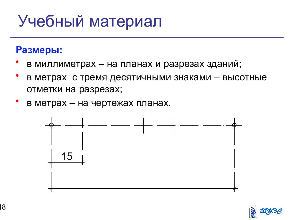 Общие сведения о строительных чертежах