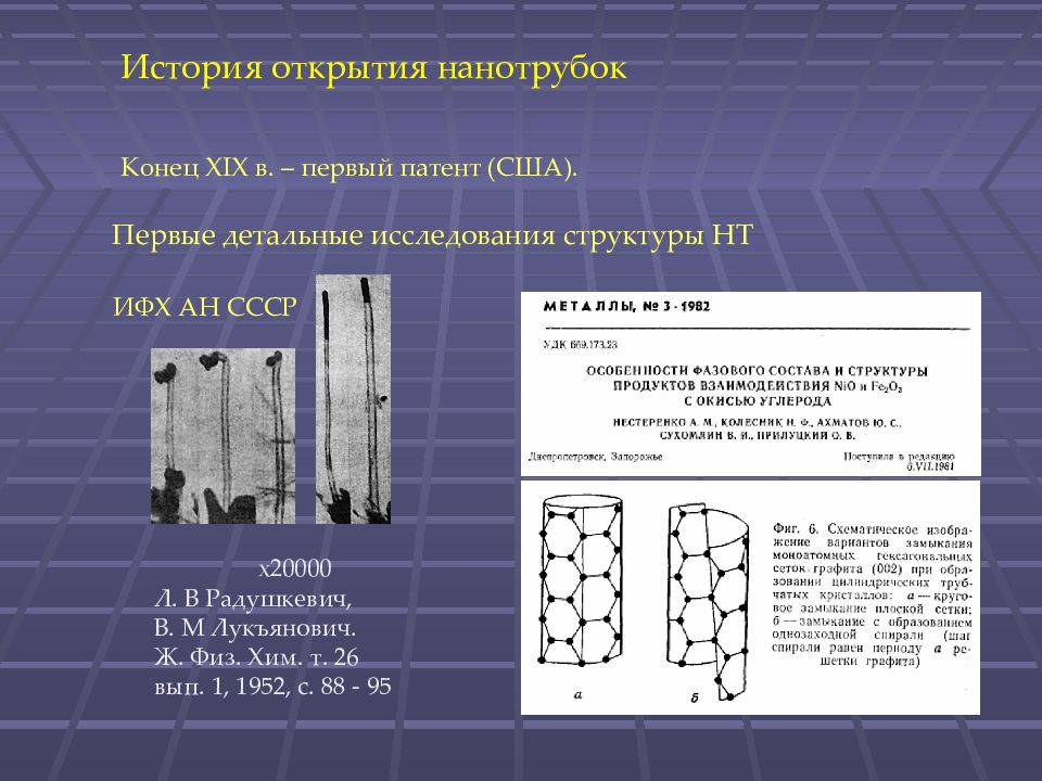 Презентация на тему углеродные нанотрубки